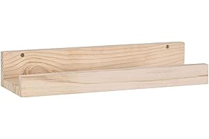 Astigarraga Bilderleiste Longue | Regal aus Kiefernholz | 40 cm breit | Vollholz