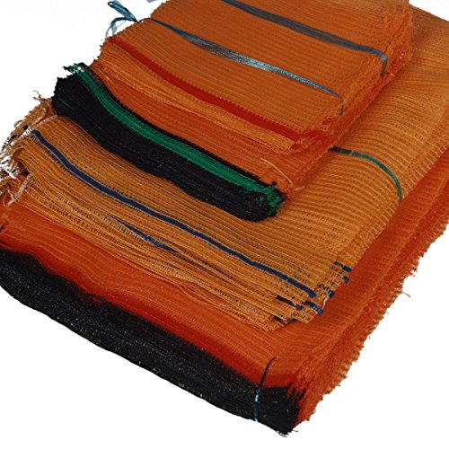 100 Stück Raschelsäcke 41cm x 63cm Kartoffelsack Gemüsesack Zwiebelsack Sack - 4