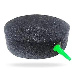 Kolkata Designer, 4-Inch Round Air Stone Disc Create Oxygen Bubbles in Aquarium Fish Tank Hydroponics Pump Ceramic Air Stones Air Pump, Best Oxygen Bubble Diffuser Air Stone