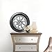Produktbild Wanduhr 3D- European Simple Fashion 3D Wandaufkleber Uhr Wohnzimmer, Restaurant, Mute Persönlichkeit Reifen Typ DIY Wandaufkleber Uhr Selbstklebend