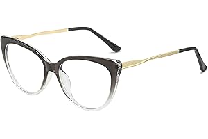 Cyxus Occhiali Luce Blu Uomo Donna Moda Montature Cat-Eye Leggero TR90 Occhiali Anti Mal di Testa Affaticamento Degli Occhi 8144