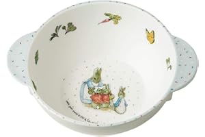 Petit Jour Paris - Cuenco con asas Peter Rabbit - para un desayuno saludable, multicolor