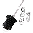 Drain Water Valve Rubber Seal Set Compatible for LG | Semi Automatic Drain Pipe Rubber