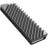 One enjoy M.2 2280 SSD kühler Aluminium M.2 Kühlkörper kühler mit Silikon Wärmeleitpad für PC/PS5 (Gray)