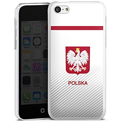 Apple iPhone 5c Hülle Schutz Hard Case Cover Polen EM Trikot Fußball Europameisterschaft
