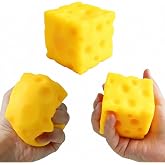 Cheese Squishy Stres Oyuncağı Peynir, Anti Stres Yavaş Y&uuml;kselen PU K&ouml;p&uuml;k B&uuml;y&uuml;k Boy 10 cm