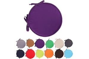 CMEILAU Colorful Indoor/Outdoor Chair Pads Round Seat Cushions Garden Patio Home Cushions - Diameter 30cm/38cm,Patio Furniture Cushion Cover,Round Seat Garden Pads