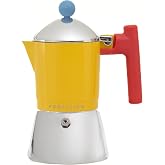 Cafetière Moka Cocca 6 Tasses - Design Moderne Induction Et Gaz Bi-Matière