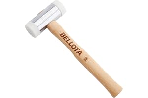 Bellota 8050-44 Martillo, mango de madera de haya con bocas de nylon recambiables, 44 mm, Standard