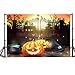 Price comparison product image TAOtTAO 5x7ft Fairytale Photography Backdrops Halloween Wood Floor Photo Backdrop Children Moon Ghost Tree Pumpkin Wood Floor Halloween Background For Baby Party Photo Booth Backdrop (K 150 * 90cm)