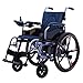 Produktbild HYYBZ Elektrischer Rollstuhl, Faltbarer Rollstuhl Behinderte Intelligente Elektro Roller, 20AH Blei-Säure-Batterien, Sitzbreite 46cm, Manuell/Automatisch Umschaltbar
