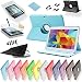Produktbild SVS 16in1 MEGA 360° Tab4 10.1 Schutzhülle + Zubehör Samsung Galaxy Tab 4 SM-T530 / T531 / T535 Tasche Etui (Hellblau)