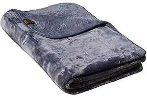 Amago - Kuscheldecke, Cashmere-Feeling, 180 x 220 cm - Anthrazit