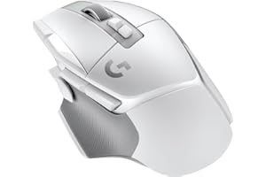 Logitech G G502 X LIGHTSPEED Ratón inalámbrico para Gaming - Ratón óptico con interruptores óptico-mecánicos híbridos LIGHTFORCE, sensor HERO 25K, compatible con PC - macOS/Windows - Blanco