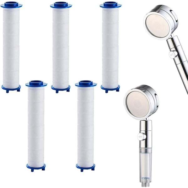 Filtri Doccia 4 Pezzi - Cartucce Con Cotone PP E Perle Di Calcio, Per Addolcire L'Acqua E Proteggere La Pelle - Foto 2
