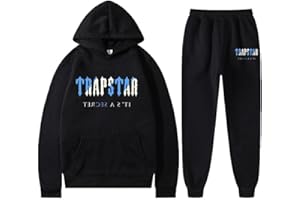 Dinint Conjunto De Chándal para Hombre, Trapstar London Marca De Moda Ropa Deportiva Informal de 2 Piezas, Chaqueta con Capucha y Pantalones
