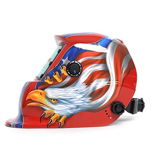 Adler Muster Schweisshelm – TOOGOO(R)Solar Auto Verdunkelung Schweisshelm Tig Mig-Lichtbogenschweisser Maske Maske Schleifen (Adler) - 2