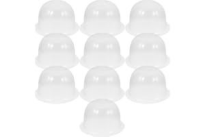 ULTECHNOVO Lot de 10 Supports Transparants pour Casquettes De Baseball Et Chapeaux À Dôme Maintien Forme Insert De Protection Présentoirs Polyvalents pour Magasin Et Usage Personnel