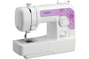 ‎BROTHER Brother J17s Nähmaschine, halbautomatisch, elektromechanisch – weiß, 4-Step-Knopfloch, 4 mm