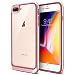 Produktbild ESR iPhone 8 Plus Hülle, iPhone 7 Plus Hülle mit Schutzrahmen [Schock Proof,Anti-Kratzer] Transparent Klare Rückenm[Schutz Stoßfänger] Schutzhülle für Apple iPhone 8/7 Plus 5.5 Zoll 2017 Freigegeben. (Rose Gold)
