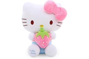 YFDSXKMZ Hellokiitty Plush Figure Hellokiitty Plush Toy Stuffed Animal Pillows Hug Pillow Cushion Decoration Ornaments Stuffed Animal Plush Toys gifts for Children and Girls 30cm（B）