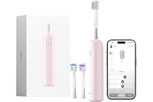 Laifen Wave - Cepillo de dientes eléctrico, oscilación y vibración, cepillo de dientes eléctrico para adultos, con 3 cabezales, IPX7, resistente al agua, magnético, recargable, cepillo de dientes de