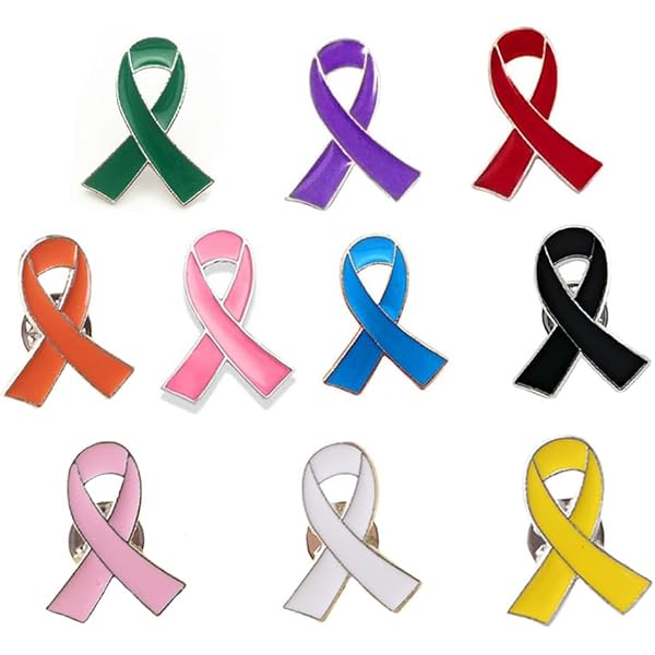 PinMart Diabetes Awareness Grey Ribbon Enamel Lapel Pin – New With Tags