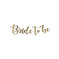 PartyDeco Banner Bride to be Gold | 80 x 19 cm