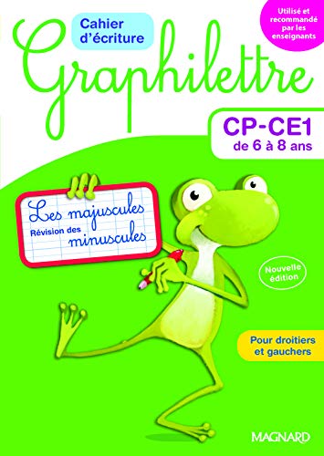 Graphilettre CPCE1 68 ans: cahier d'ecriture Edition 2017