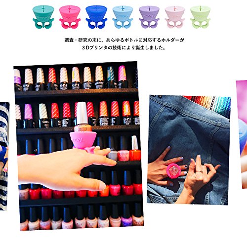 tweexy – Der Original Tragbare Nagellackhalter in Rosa - 8