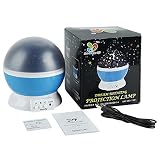 XFH LED Sternenhimmel Projektor Nachtlichter Beleuchtunglampe Stern Lichterprojektor 360 Grad Drehen für Kinder Baby Zimmer Schlafzimmer Kinder Geschenk - 7