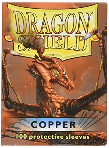 Dragon Shield Sleeves 100 Copper Cards by Arcane Tinman