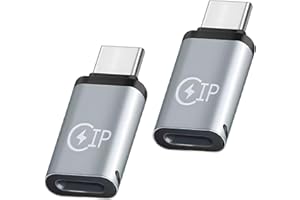 AZUXREZA USB C to Lightning Adapter,USB C Male to Lightning Female Adapter for Samsung Galaxy,Dell, XPS, LG,Google Pixel,Laptop, Monitor and Other Type C Devices,Support Data Transmission