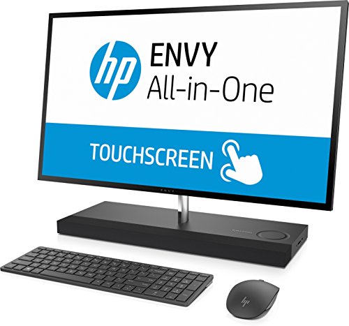 HP ENVY (27-b153ng) (1GU31EA) 68,6 cm (27 Zoll / QHD-IPS Touchscreen) All-in-One Desktop PC (Intel Core i5-7400T, 8 GB RAM, 1 TB HDD, 128 GB SSD, NVIDIA GeForce GTX 950M, Windows 10 Home 64) schwarz - 2