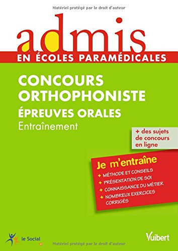 Télécharger Concours Orthophoniste - Epreuves orales Livre PDF Gratuit