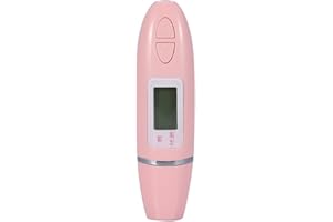 ‎YUYTE Gesichtshaut-Tester, 2 Farben Digitales LCD-Display Präzisions-Hautsensor-Tester Gesichts-Feuchtigkeitswasser-Ölanalysator(Rosa)