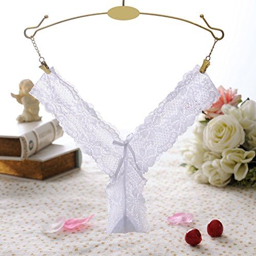 ZLYAYA Sexy Seamless Thong Ms. transparent lace underwear sexy underwear women's low Waist Trousers t Non-marking,03