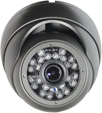SKYVIEW HD 1080P TVI CCTV Camera, TVI / CVI / AHD / CVBS 4 in 1 Hybrid Solution, 2.8mm Fixed Lens and 24 IR LEDs, Day Night Vision IR Cut, IP66 Waterproof Surveillance Security Camera - Grey (Default TVI Output)
