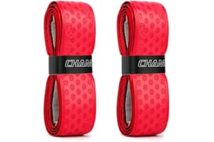 DONGKER Bande de Poignée de Baseball,2 Pièces Bandes de Batte Souples et Absorbant Les Chocs de 1.75mm pour Les Anciennes Poignées de Baseball,Tennis,Softball,Hockey sur Glace