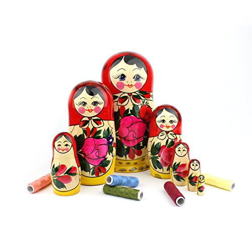 MATROSCHKAS im Hand Made Classic 7 Teile 17 cm Holz Geschenk Spielzeug - 9