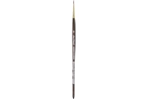 DA VINCI 1526Y Series Red Sable Water Colour Number 0 Brush, Bristle, Black, 18 x 0.09 x 30 cm