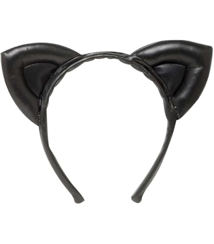 Set di 5 costumi da gatto per cosplay, cerchietto con orecchie da gatto nero con campane, coda regolabile, polsini per le mani, travestimento per donne e ragazze, giochi di ruolo, feste, Halloween