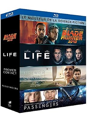 Denis Villeneuve Meilleur de la science-fiction - Coffret : Blade Runner 2049 + Life : origine inconnue + Premier contact + Passengers [Blu-ray]