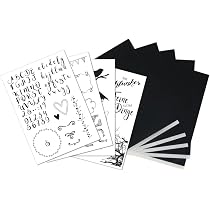 Rayher Kohle-Transferpapier DIN A4 – 10 Blatt Zum Übertragen Von Motiven Auf Holz & Stoff