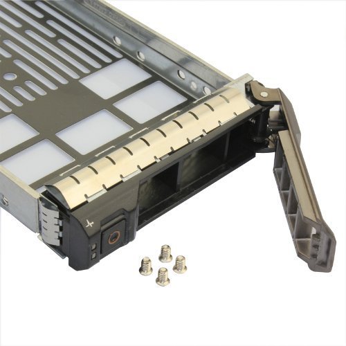Racksoy Ersatz 3.5″ SATA SAS HDD Hard Drive Tray Caddy Festplatten Laufwerk Halterung für DELL F238F - 4