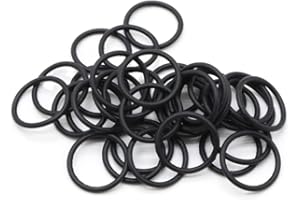 YHLOUBB 50 PZ Nero NBR O Ring Guarnizione Spessore Guarnizione CS 1mm,OD 15mm ID 13mm