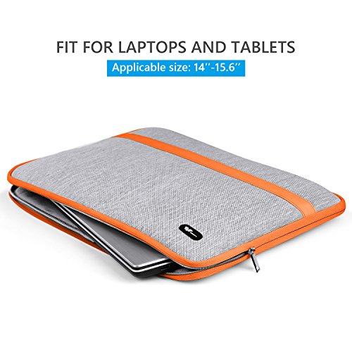 SAVFY Laptophülle 15.6 Zoll Laptop tasche Laptop Sleeve Laptop Tasche Laptop Case Cover mit einer Bildschirmdiagonale von 14-15.6 Zoll, orange - 5