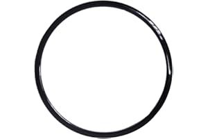 CARBON MY RIDE 74mm Gloss Black Rear Ring Badge Surround Chrome Roundel Cover Compatible with 3 series F30 F31 F32 F80 M3 and 4 series F33 F34 M4 m4 m3 De-chrome black badge