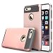 Produktbild iBarbe iPhone 7 Plus Fall, iPhone 8 Plus Fall, Slim Fit Shell Gummi Hard Kunststoff Full Schutz Kratzfest Resistent Schutzhülle für iPhone 7 Plus (2016)/iPhone 8 Plus (2017) – Roségold/891414003 Grau
