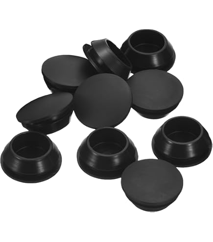 Bouchons Trou Blanc QUARKZMAN 12mm - 4 Pièces En Silicone, Étanches, Résistants à 250°C